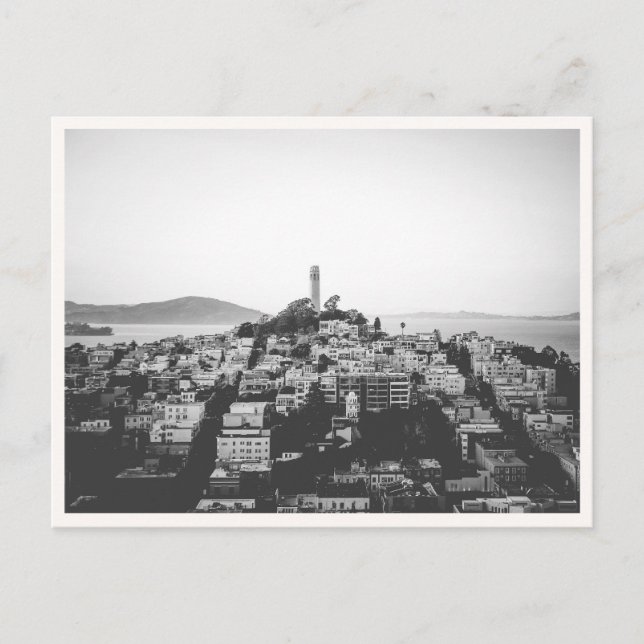 Postal Torre Coit San Francisco Telegraph Hill (Anverso)