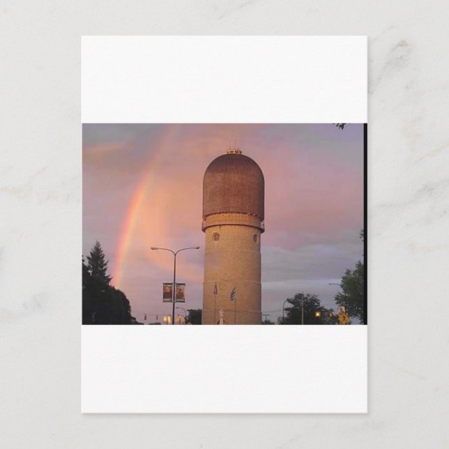 Postal Torre de agua Ypsilanti (Anverso)