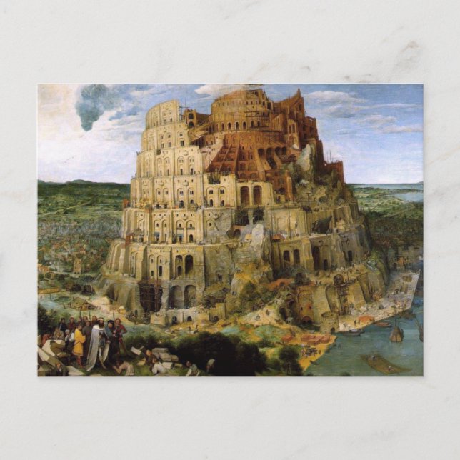 Postal Torre de Babel - 1563 (Anverso)