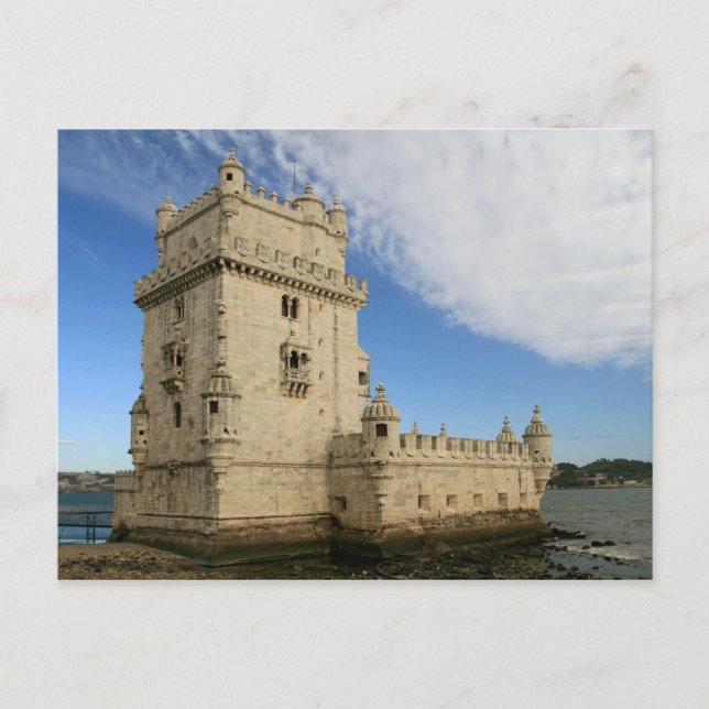 Postal "Torre de Belem, Lisboa" (Anverso)