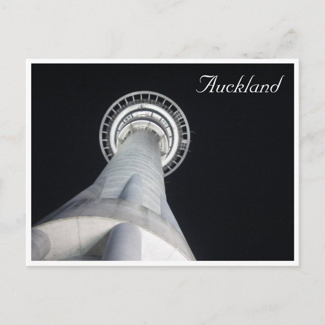 Postal torre de cielo auckland nz (Anverso)