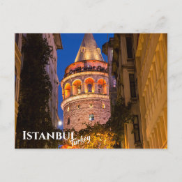 Postal Torre de Gálata en Estambul Turquía