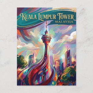 Postal Torre de Kuala Lumpur Malasia