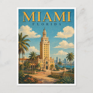 Postal Torre de la Libertad de Miami Florida GeoSaga
