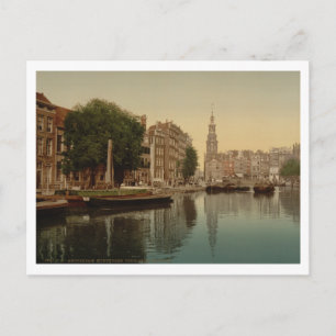 Postal Torre de la Moneda, Ámsterdam, Países Bajos