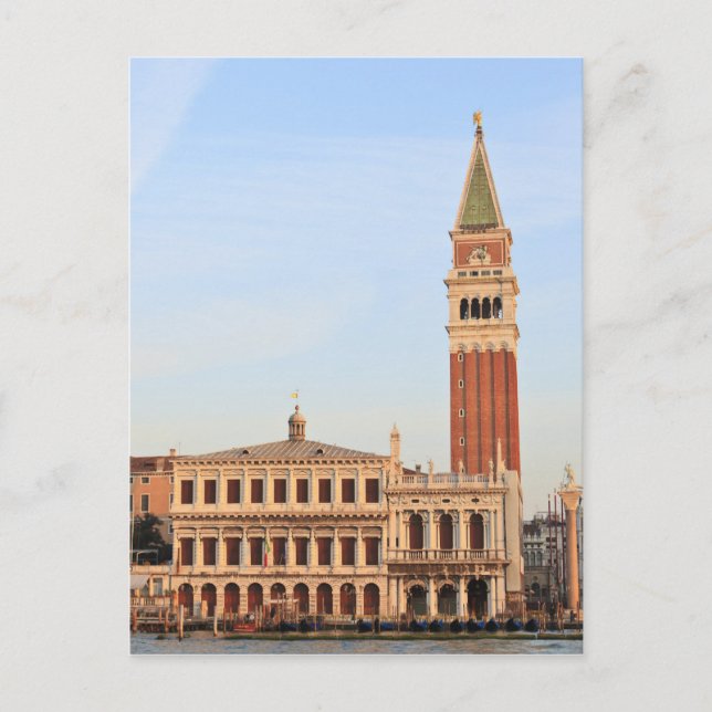 Postal Torre de las Campanas, Plaza de San Marcos, Veneci (Anverso)