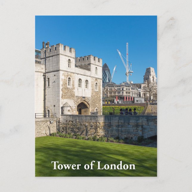 Postal Torre de Londres, Inglaterra Reino Unido (Anverso)