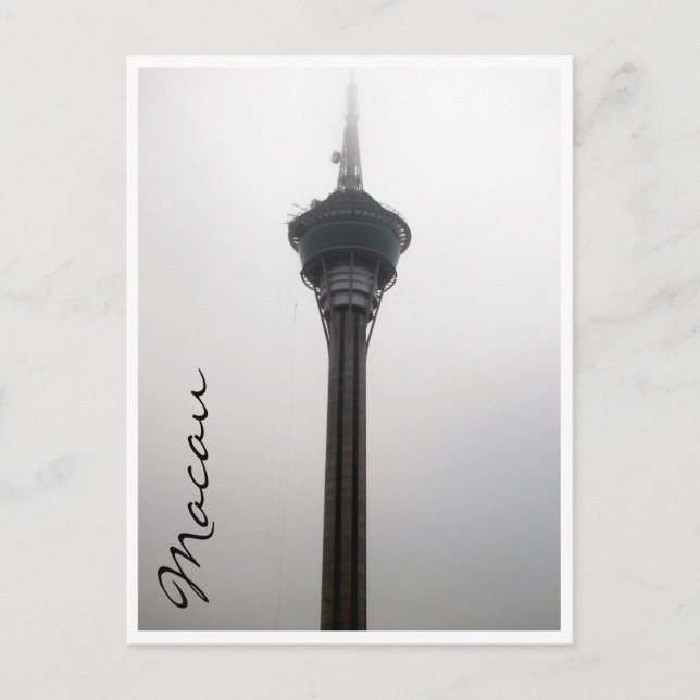 Postal torre de macao alta (Anverso)