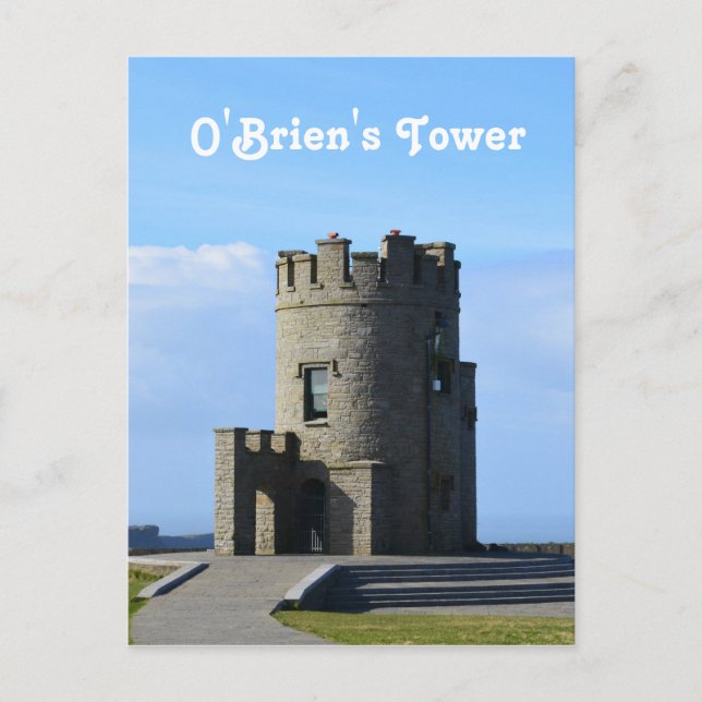 Postal Torre de O'Brien (Anverso)