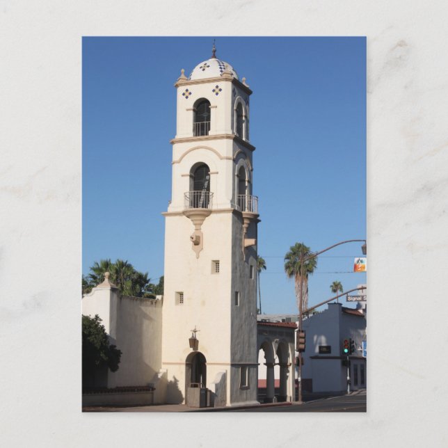 Postal Torre de oficina de correos Ojai (Anverso)