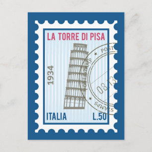 Postal Torre de Pisa