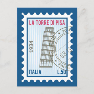 Postal Torre de Pisa