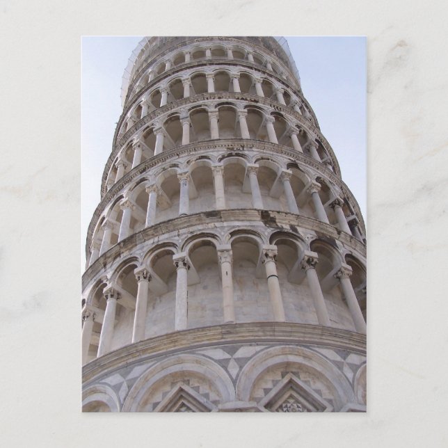 Postal Torre de Pisa (Anverso)