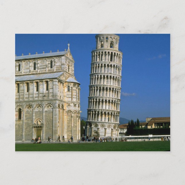 Postal Torre de Pisa, Italia (Anverso)