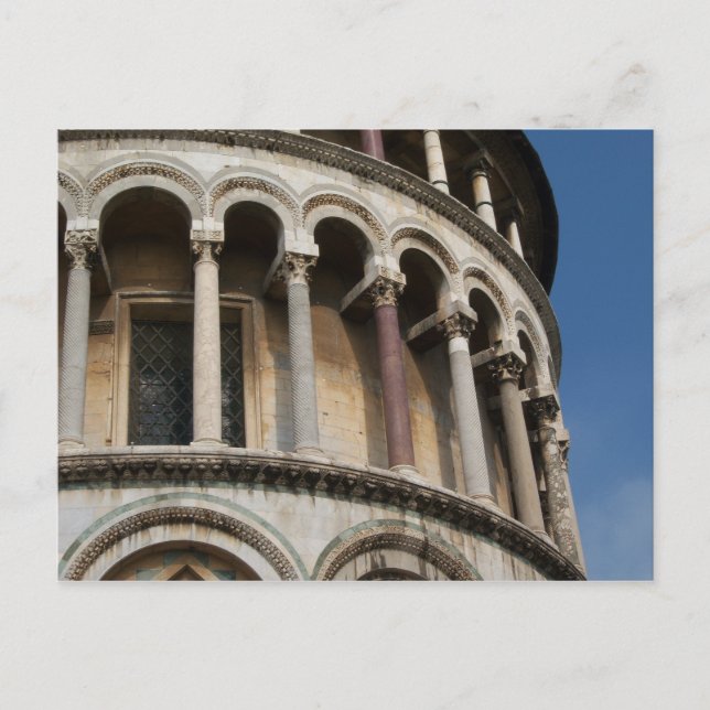 Postal Torre de Pisa, Italia (Anverso)