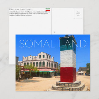 Postal Torre de Radio, Berbera, Somalilandia Viajes