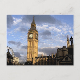 Postal Torre de reloj