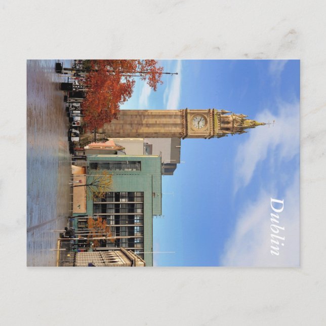 Postal Torre de reloj en Belfast (Anverso)