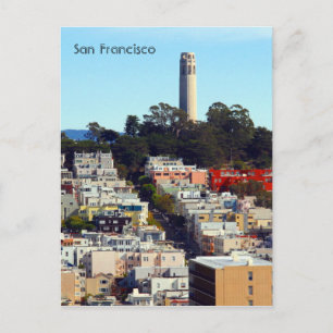 Postal torre de san francisco