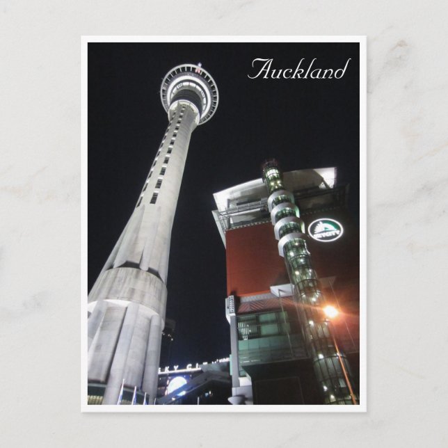 Postal torre de skycity auckland (Anverso)