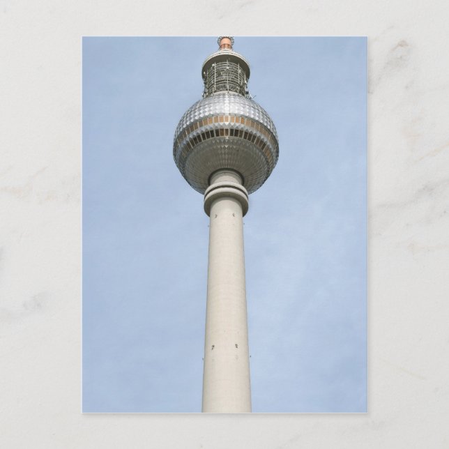 Postal Torre de Televisión de Berlín (Anverso)