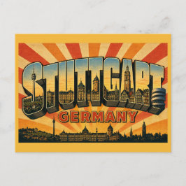 Postal Torre de Televisión de Stuttgart Alemania