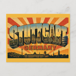 Postal Torre de Televisión de Stuttgart Alemania