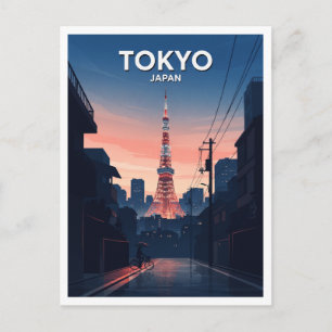 Postal Torre de Tokio, Minato, Tokio Japón Regalo de viaj