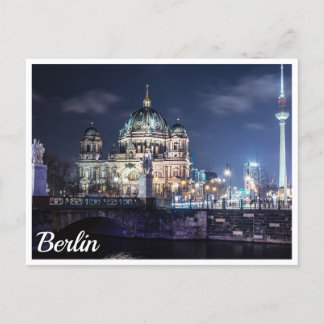 Postal Torre de TV y Catedral de Berlín en Berlín, Aleman
