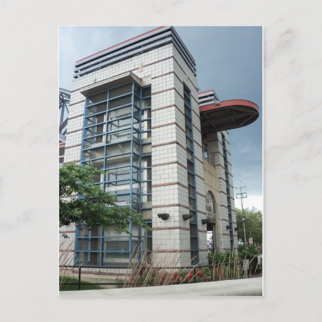 Postal Torre del metro (Anverso)