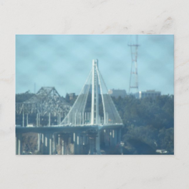 Postal - Torre del puente de la bahía de Oakland (Anverso)