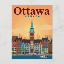 Postal Torre del Reloj de Ottawa ByWard Market