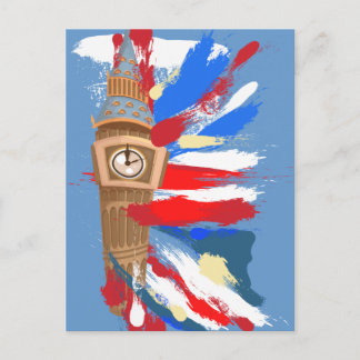 Postal Torre del reloj de Westminster Big Ben