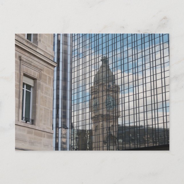 Postal Torre del Reloj Gare de Lyon, París (Anverso)