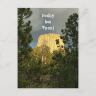 Postal Torre Devils - Saludos desde Wyoming