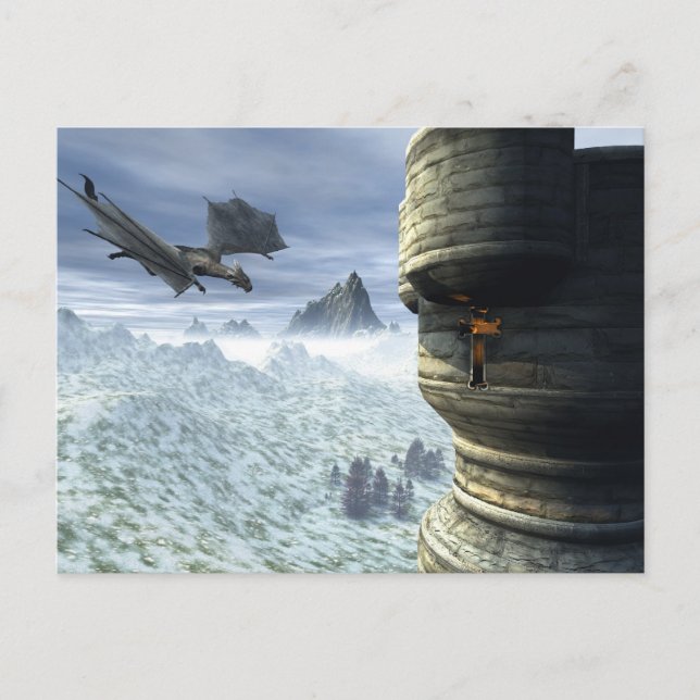 Postal Torre Dragon (Anverso)