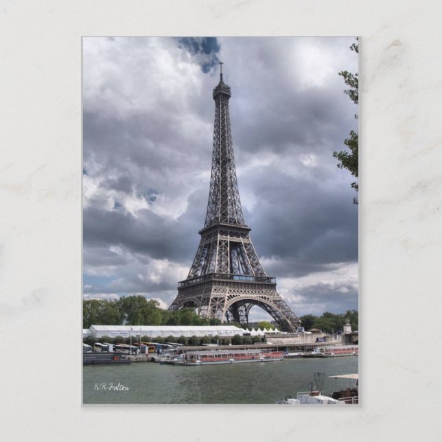 Postal Torre Effiel (Anverso)