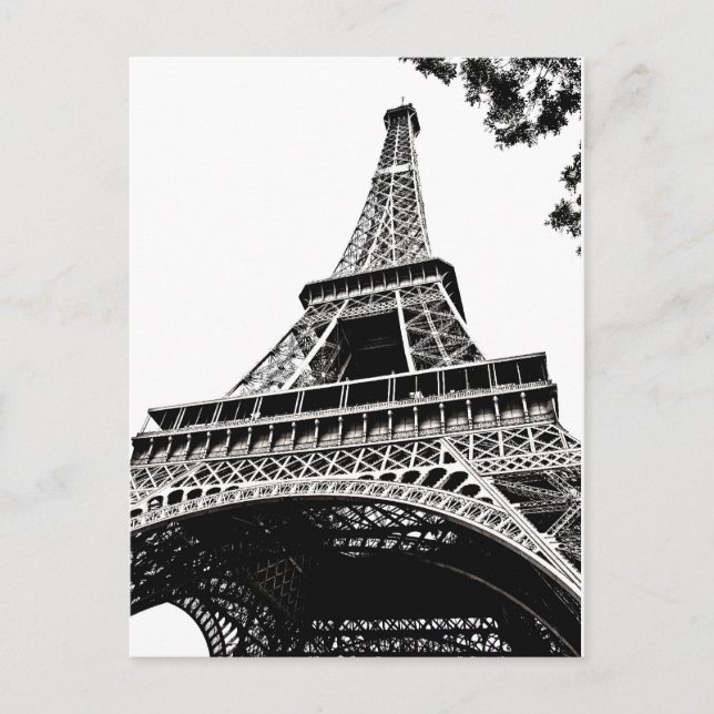 Postal Torre Eiffel (Anverso)