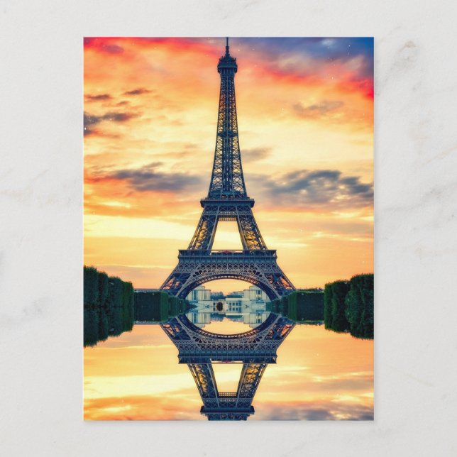 Postal Torre Eiffel (Anverso)