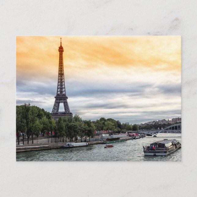 Postal Torre Eiffel (Anverso)