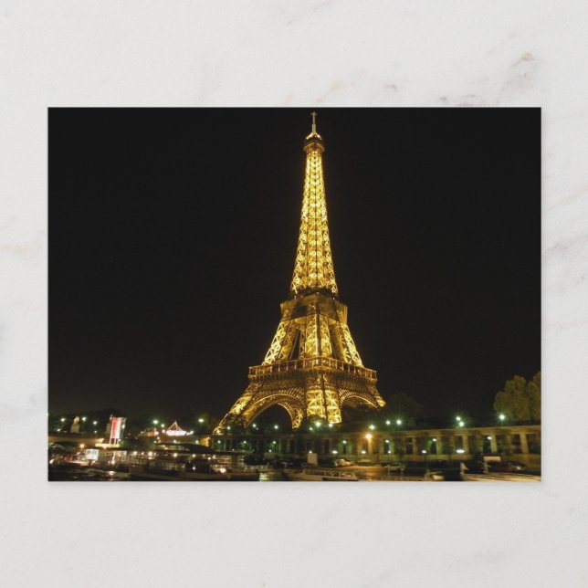 Postal Torre Eiffel (Anverso)