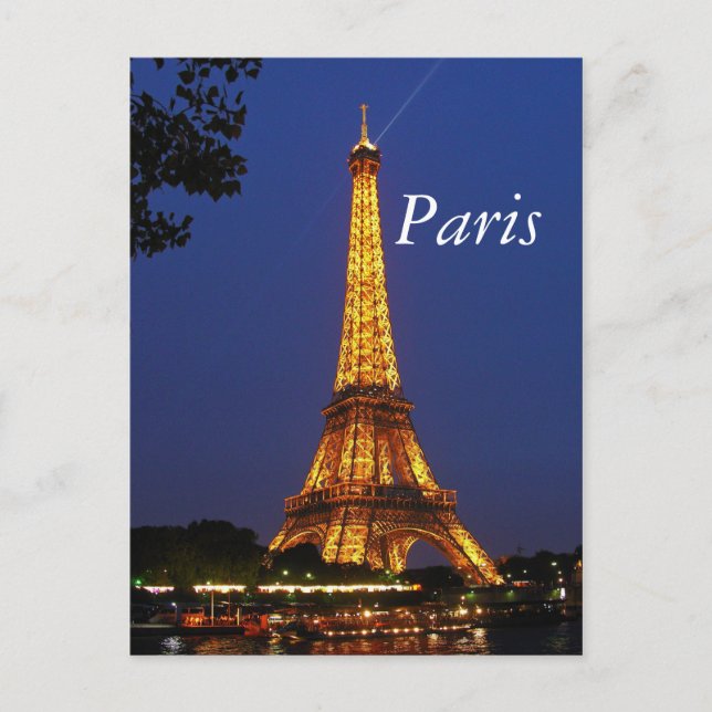 Postal Torre Eiffel (Anverso)
