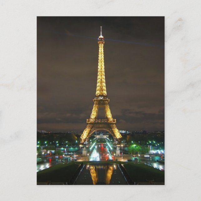 Postal Torre Eiffel (Anverso)