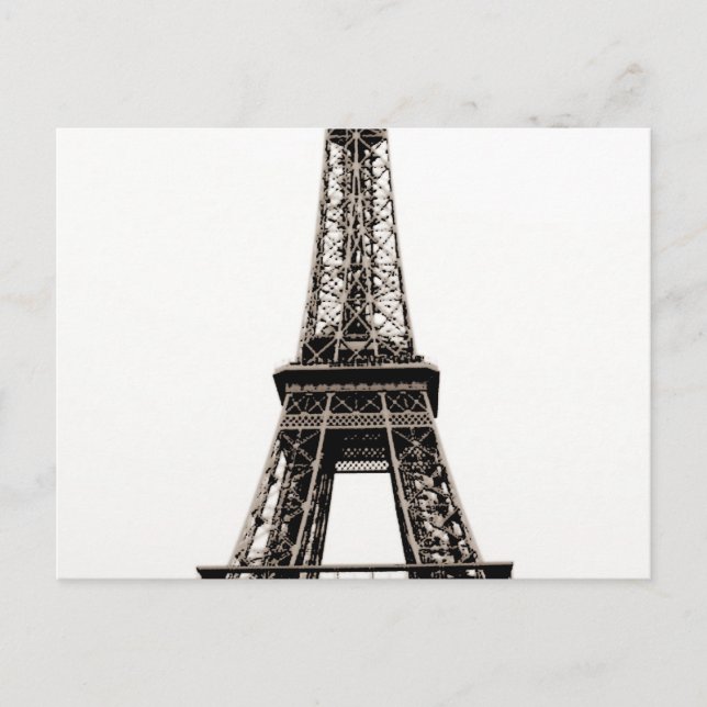 Postal Torre Eiffel (Anverso)