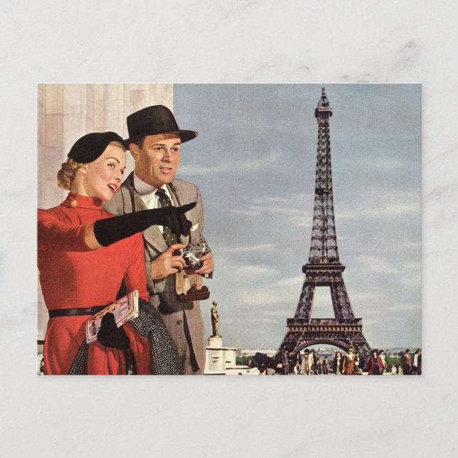 Postal Torre Eiffel (Anverso)