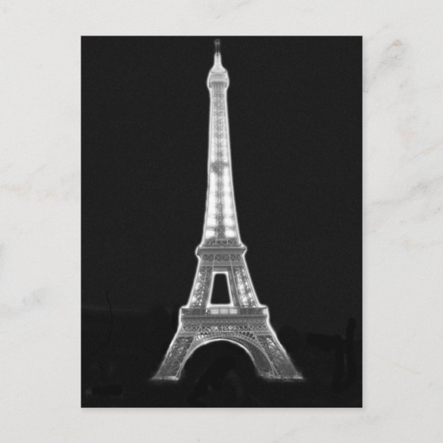 Postal Torre Eiffel (Anverso)
