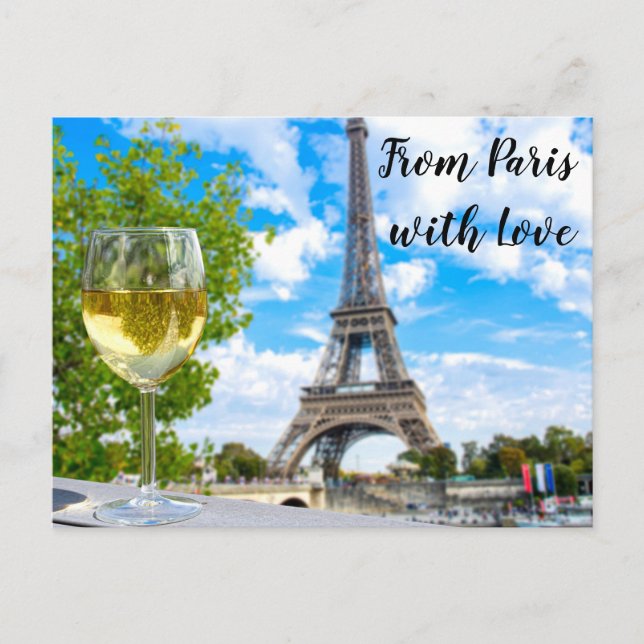 Postal Torre Eiffel (Anverso)