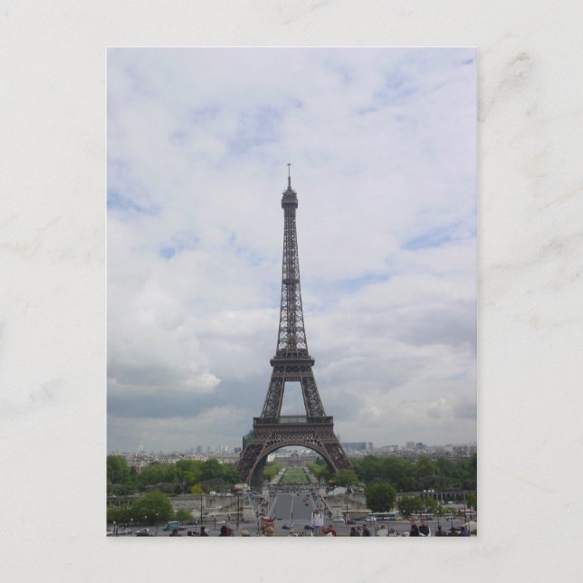Postal Torre Eiffel (Anverso)