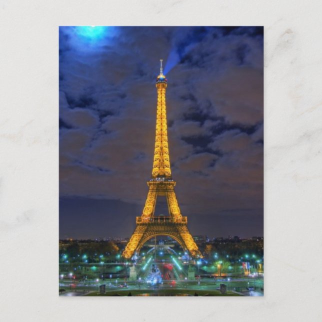 Postal Torre Eiffel (Anverso)