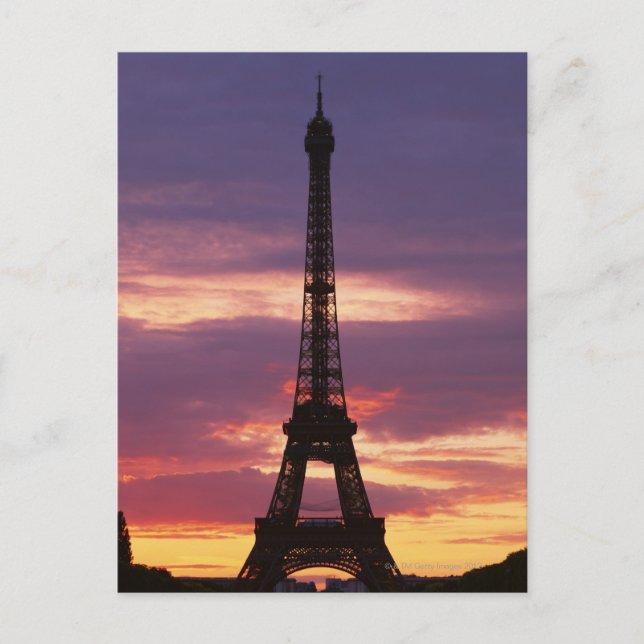 Postal Torre Eiffel 2 (Anverso)